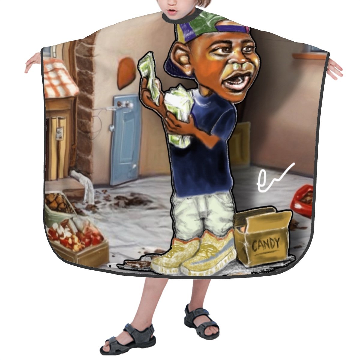 "Roscoe" Kid's Barber Cape