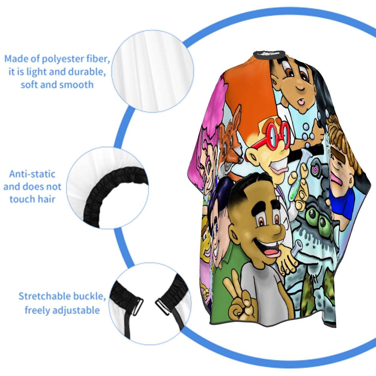 "Eric and the Gang" Kid's Barber Cape