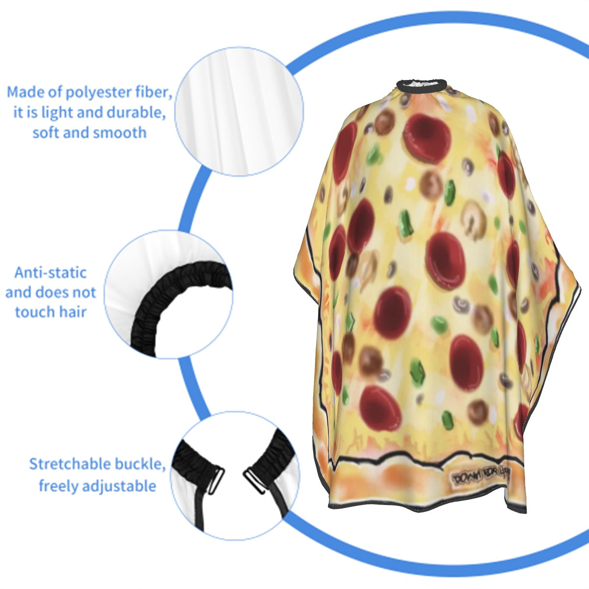 "Supreme Pizza" Kid's Barber Cape