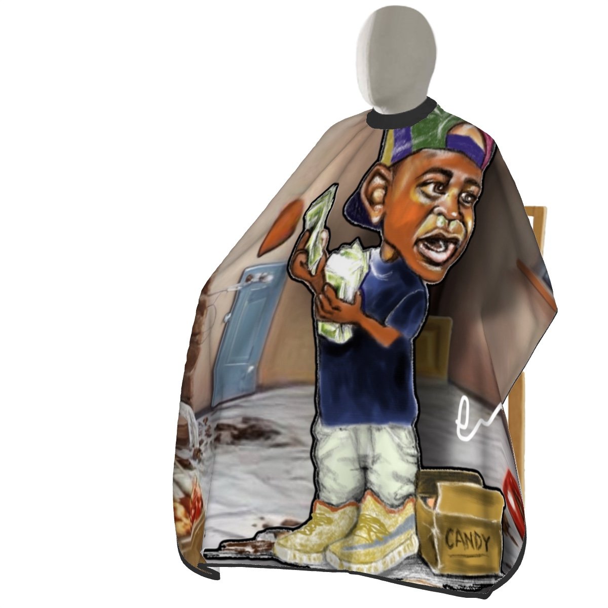 "Roscoe" Kid's Barber Cape